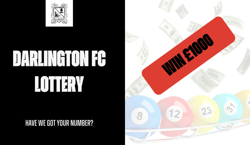 Click here to sign up to the Darlo Fans Lottery
