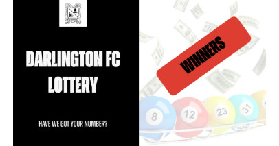 Darlington FC Lottery Weekend winner