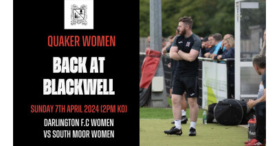 Darlington Women's team to play at Blackwell Meadows