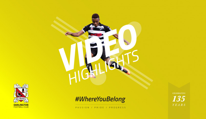 Video: Kidderminster v Darlington Goals & Highlights